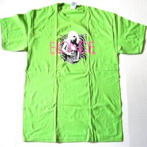 Blondie Debbie Lime Green Zebra Tee (L)